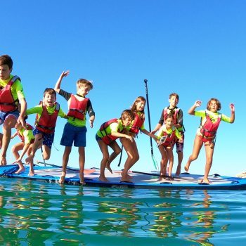 Campus multiactividad, alquiler stand up paddle XXl para niños en mallorca